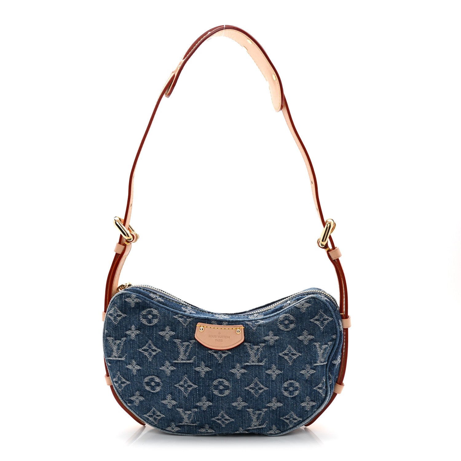 Louis Vuitton Monogram Denim Croissant MM Blue 1 of 9