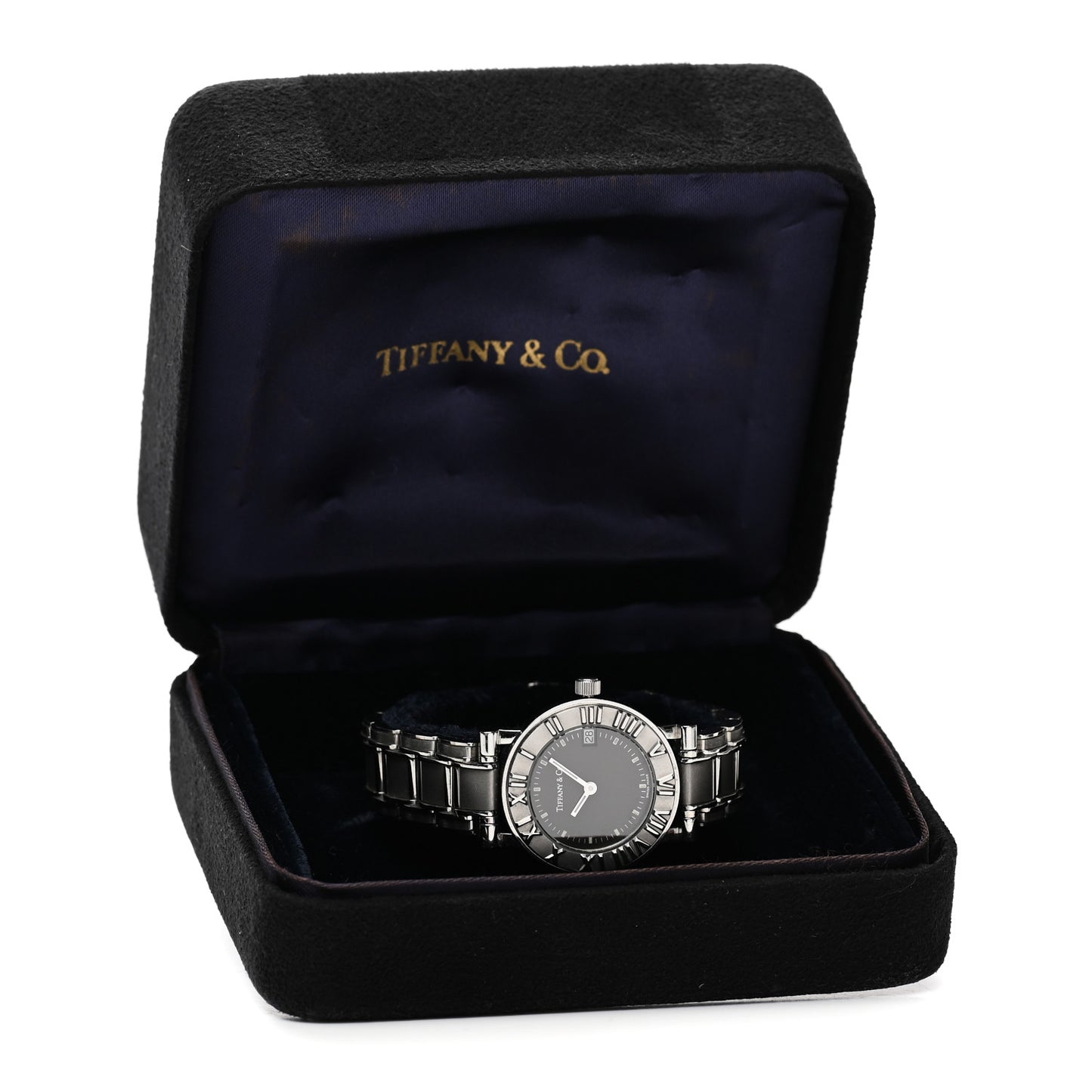 Stainless Steel 25mm Atlas Quartz Watch Black