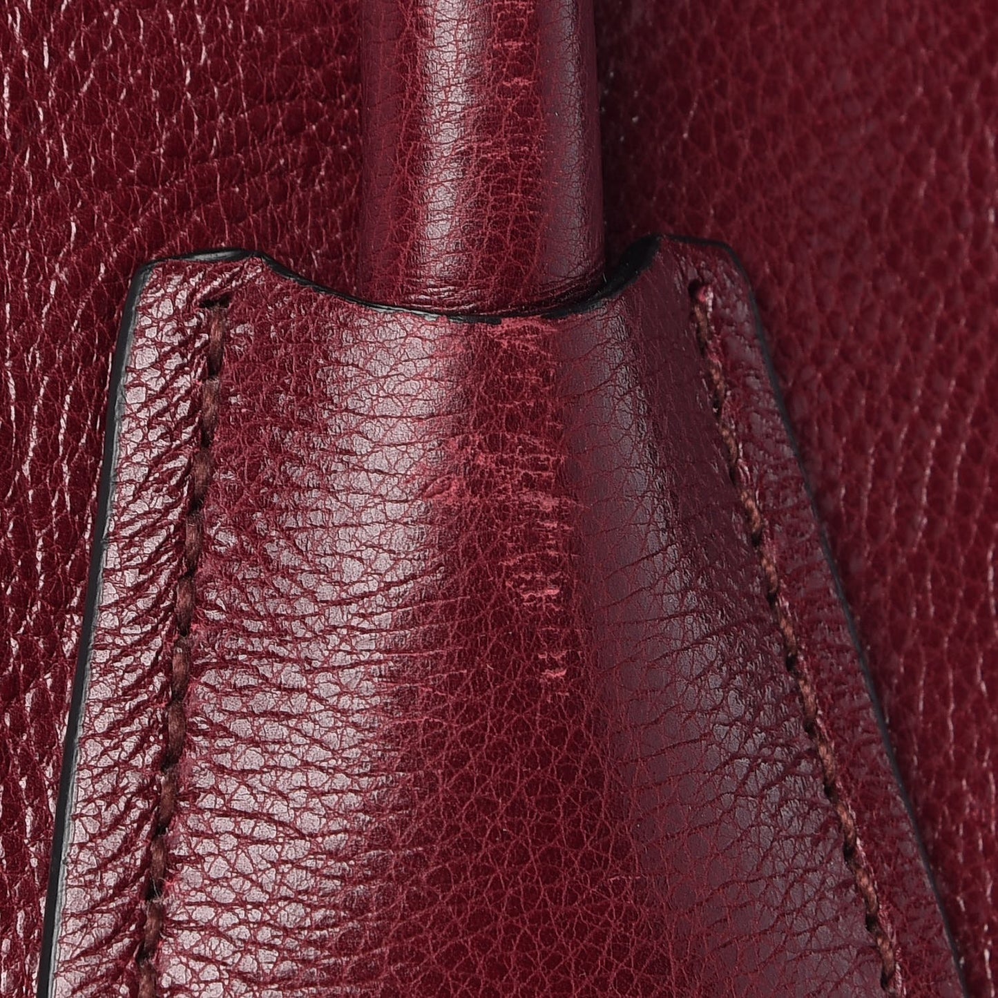 Glace Calf Twin Pocket Tote Ametista