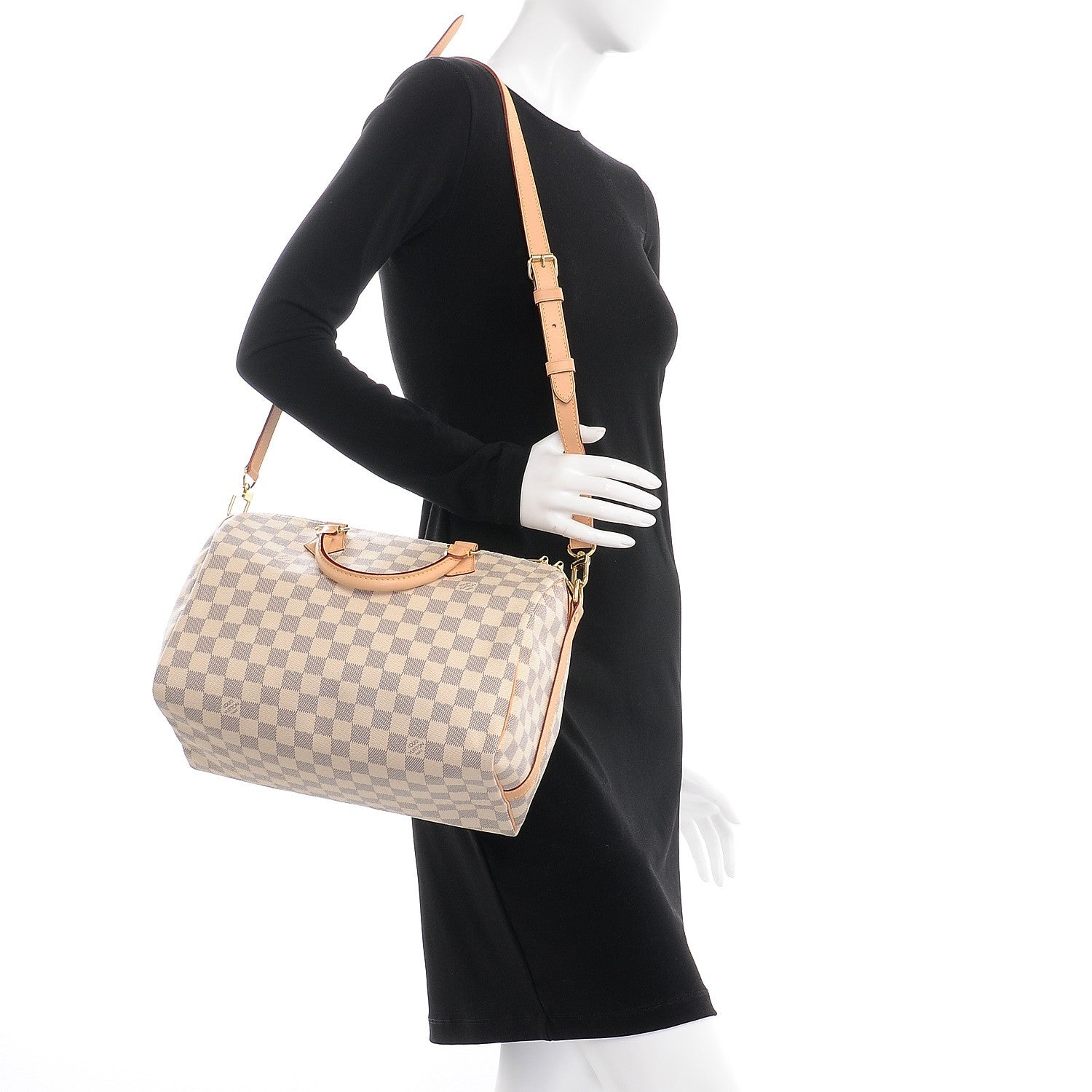 Louis Vuitton Damier Azur Speedy Bandouliere 30 2 of 8