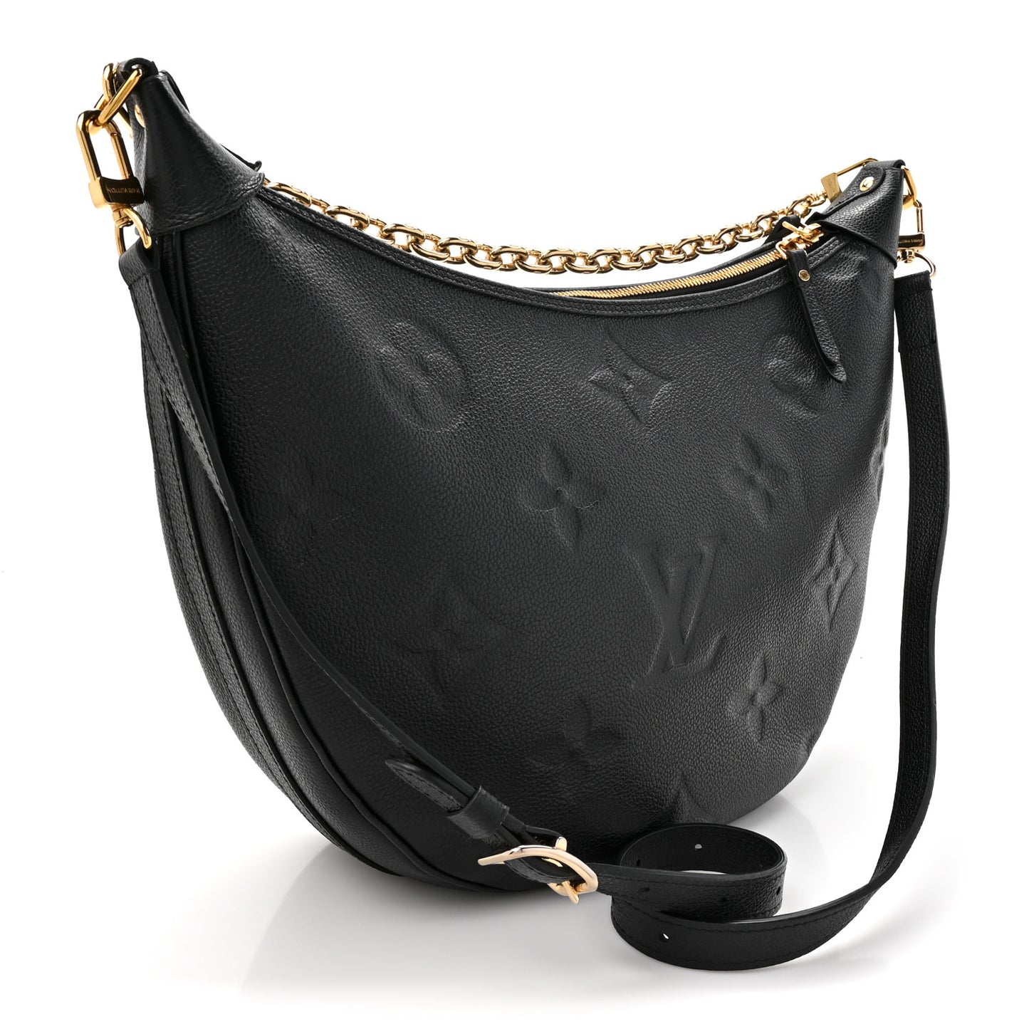 Empreinte Monogram Giant Loop Hobo Black