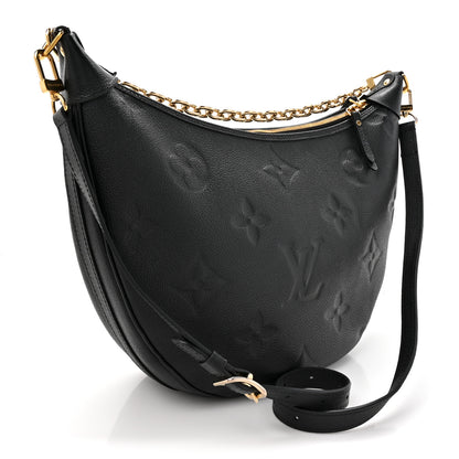 Louis Vuitton Empreinte Monogram Giant Loop Hobo Black 4 of 12
