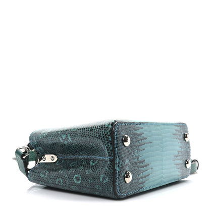 Louis Vuitton Lizard Capucines Mini Curacou Emeraude 4 of 10
