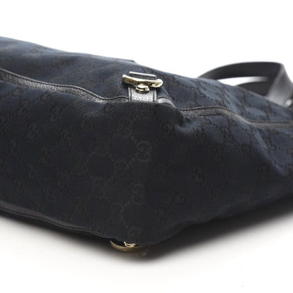 Gucci Monogram Large Abbey Tote Black 9 of 10
