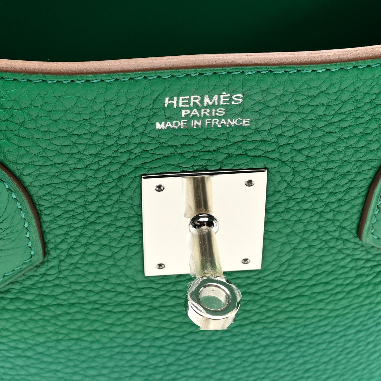Hermes Taurillon Clemence Birkin 35 Menthe 6 of 10