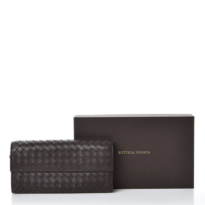 Bottega Veneta Nappa Intrecciato Continental Wallet Ebano 9 of 9