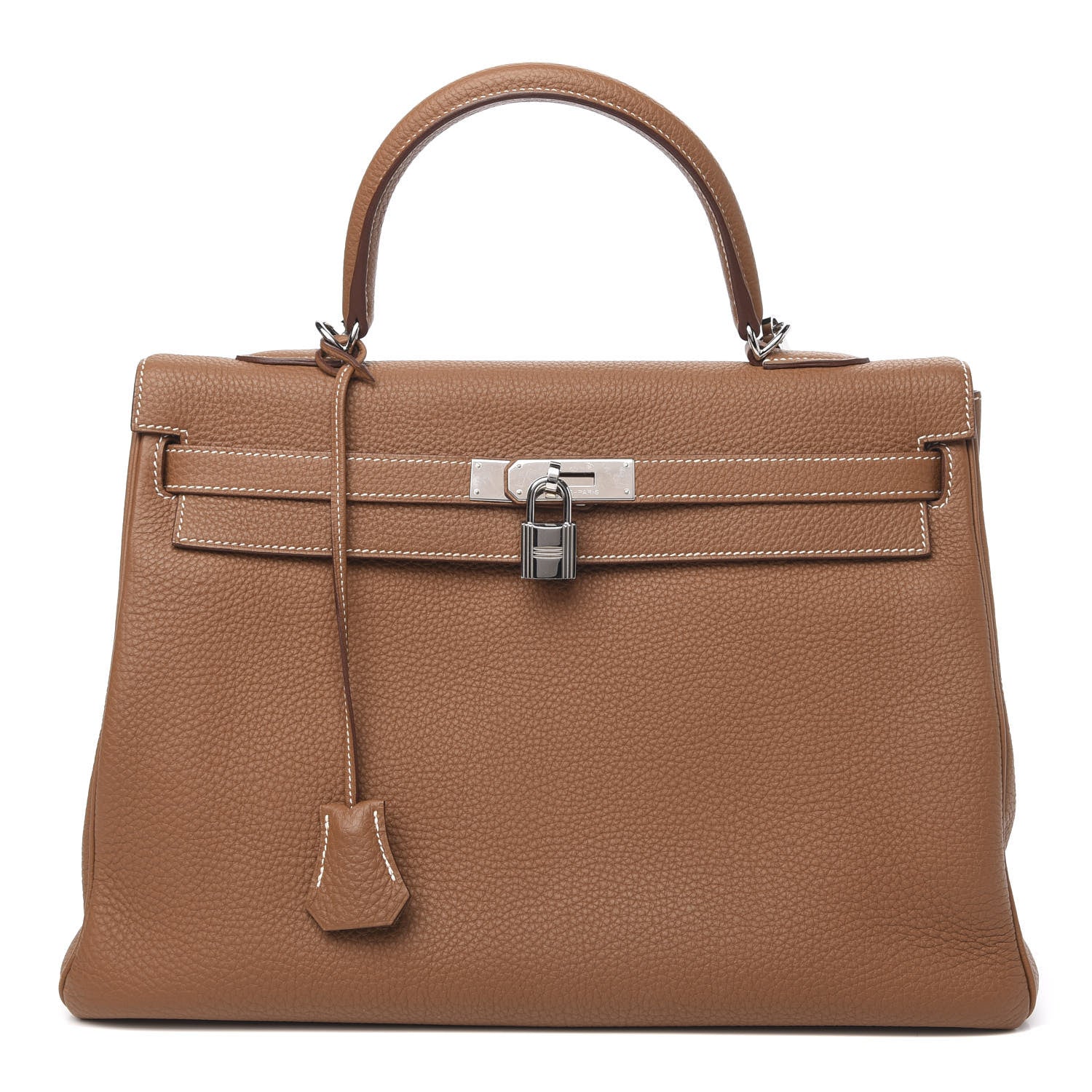 Hermes Togo Kelly Retourne 35 Gold 1 of 10