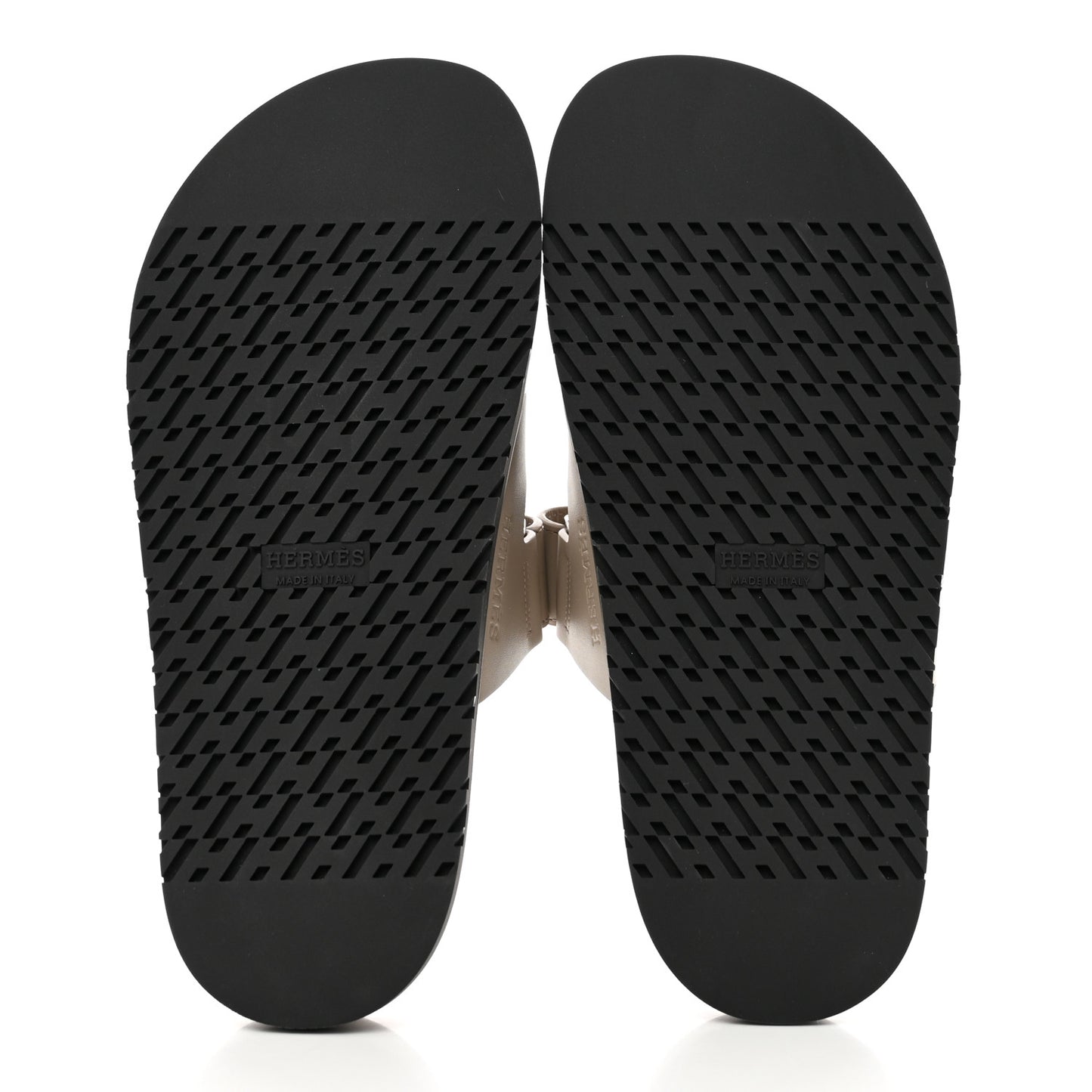 Calfskin Womens Chypre Sandals 36 Beige Mastic