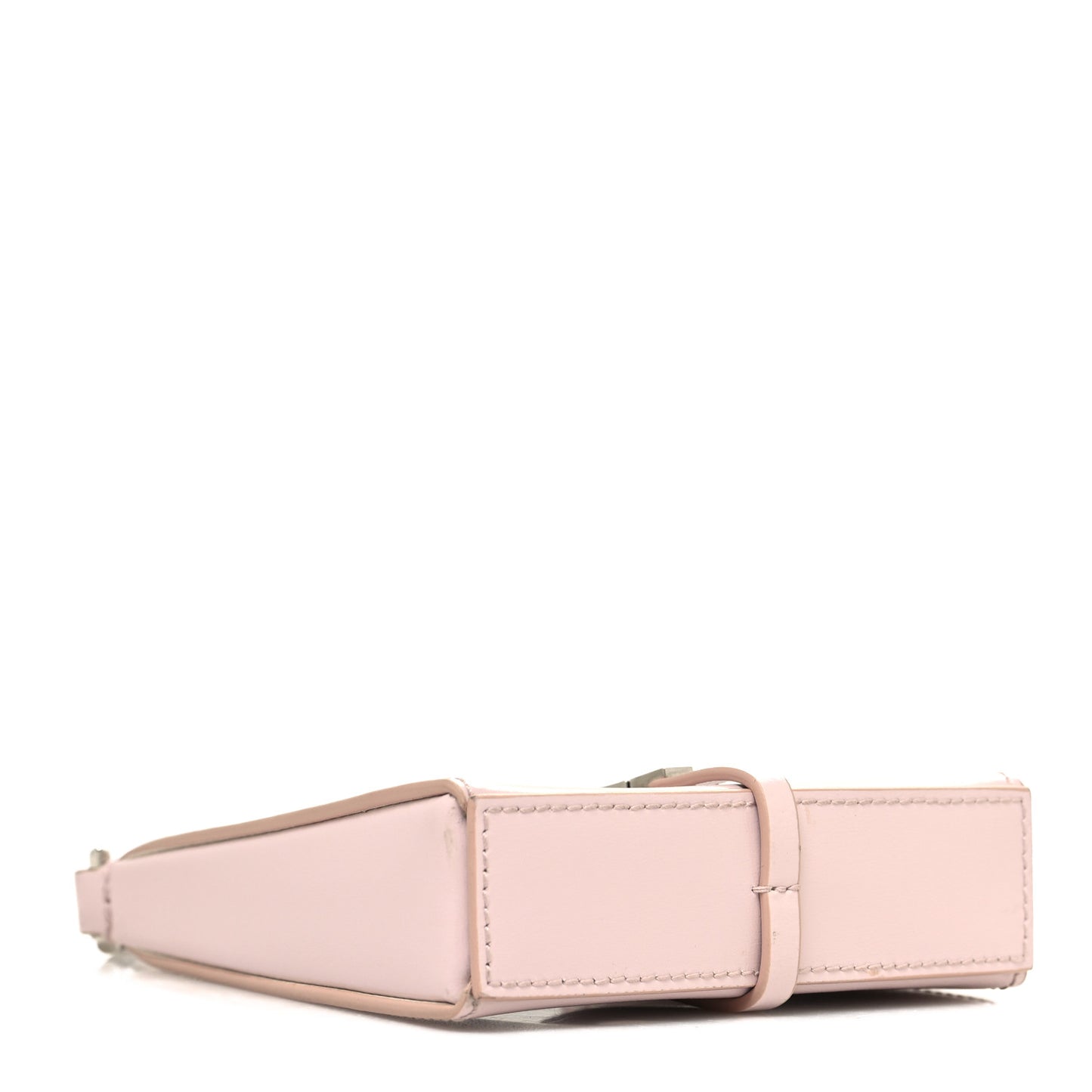 Box Calfskin Micro Cut Out Shoulder Bag Light Pink
