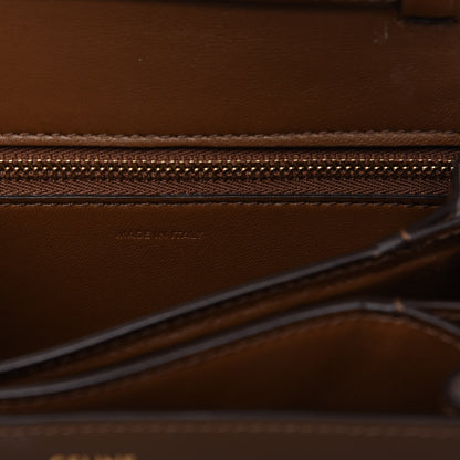 Celine Smooth Calfskin Small Classic Box Bag Camel 9 of 10