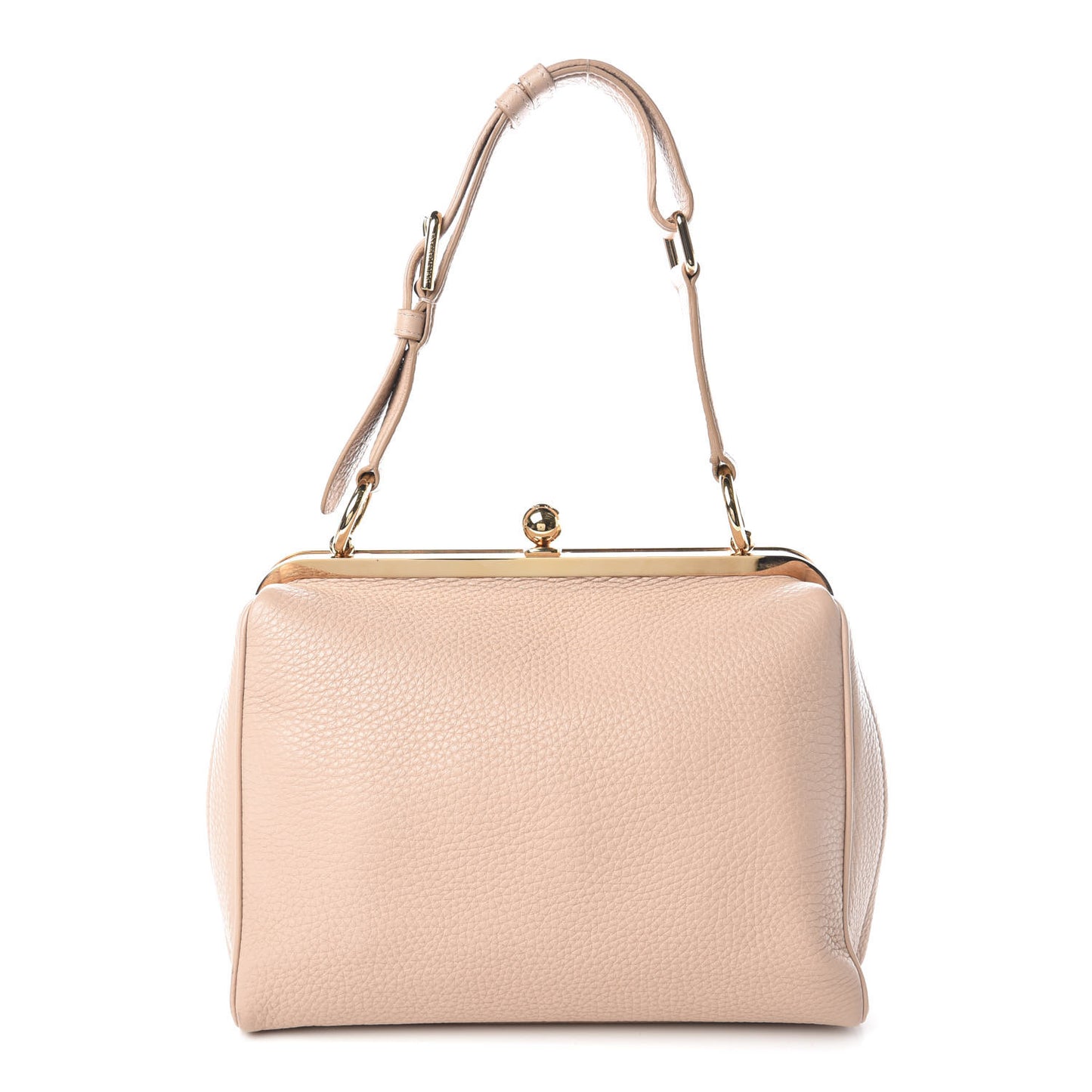 Calfskin Agata Shoulder Bag Taupe