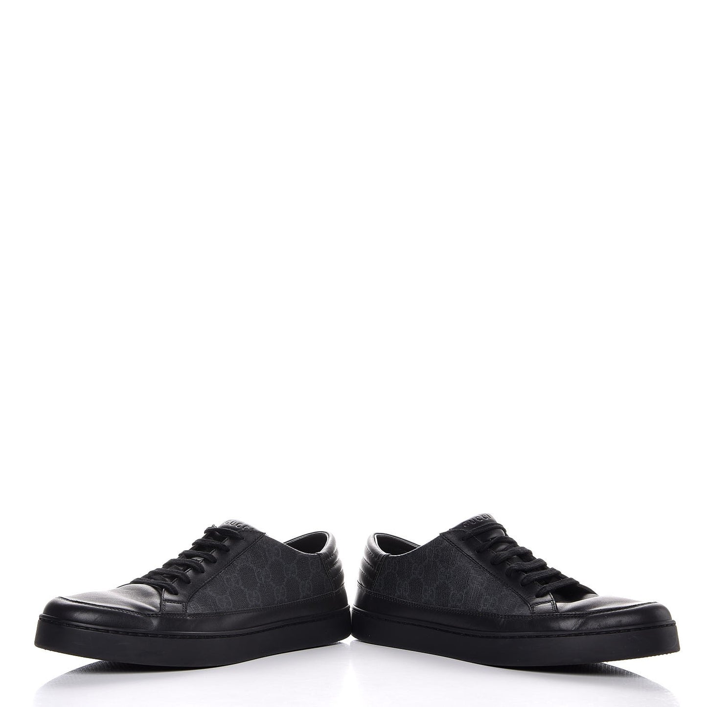 GG Supreme Monogram Mens Sneakers 9.5 Black