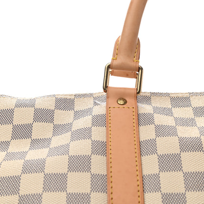 Louis Vuitton Damier Azur Keepall Bandouliere 55 9 of 16