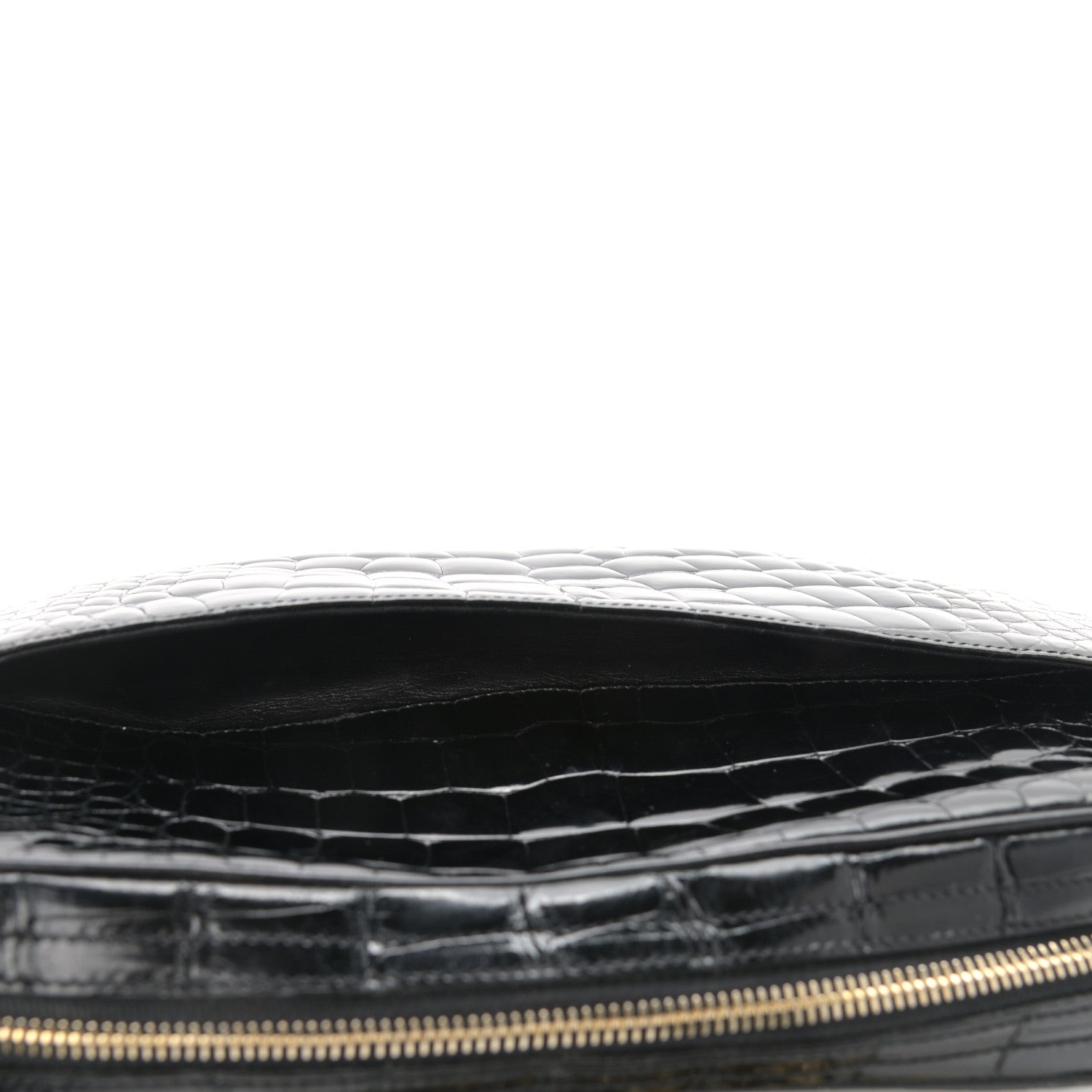 Chanel Alligator Camera Case Black 12 of 14