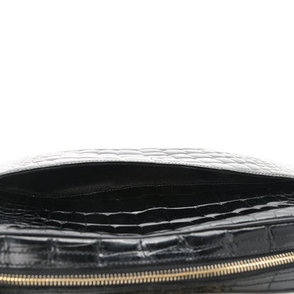 Chanel Alligator Camera Case Black 12 of 14