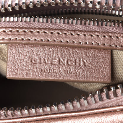 Givenchy Metallic Sugar Goatskin Mini Antigona Light Pink 9 of 15