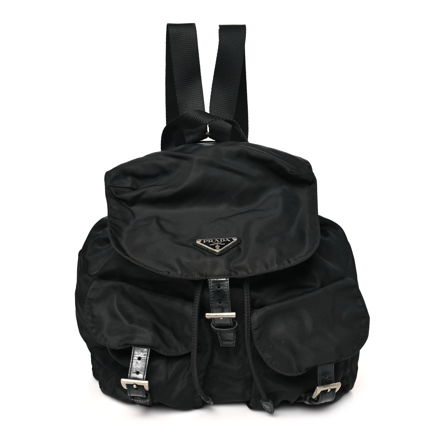 Prada Nylon Vela Medium Backpack Black 1 of 9