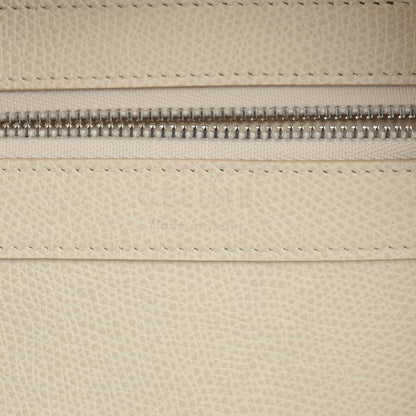 Celine Grained Calfskin Small Vertical Bi-Cabas Cream Black 6 of 7