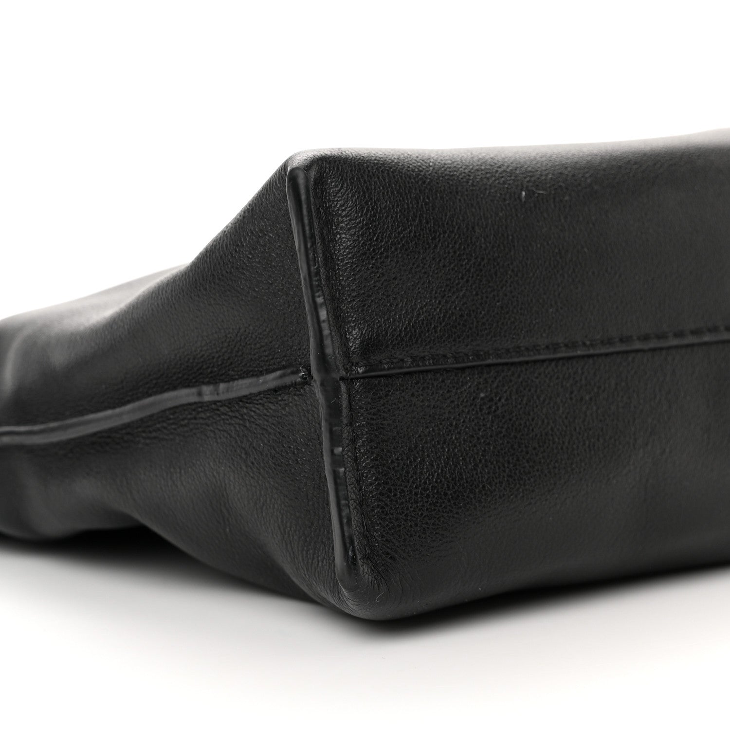 Loewe Calfskin Mini Flamenco Knot Clutch Black 8 of 13