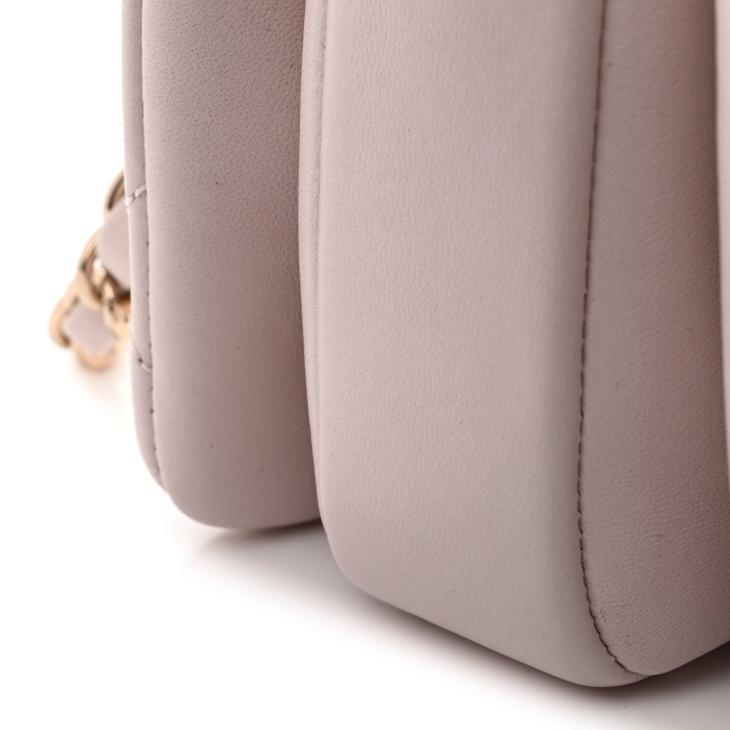 Lambskin Quilted Small Trendy CC Dual Handle Flap Bag Light Purple