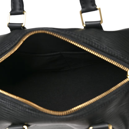 Louis Vuitton Epi Speedy 25 Black 5 of 8