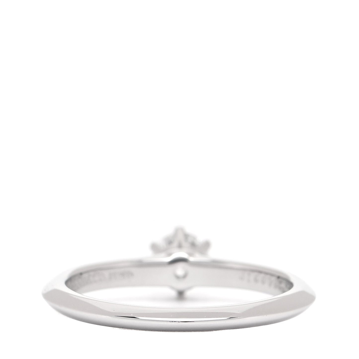 Platinum Diamond .31ct Solitaire Engagement Ring 51 5.75
