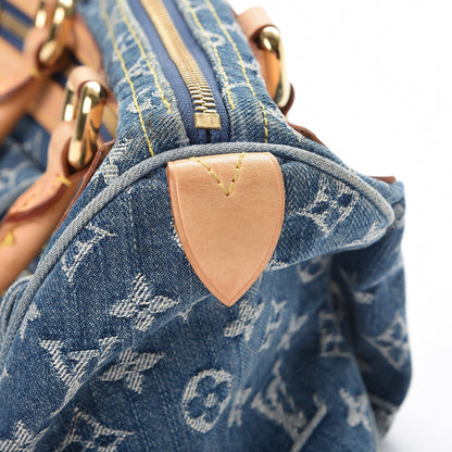 Louis Vuitton Monogram Denim Neo Speedy Blue 15 of 19