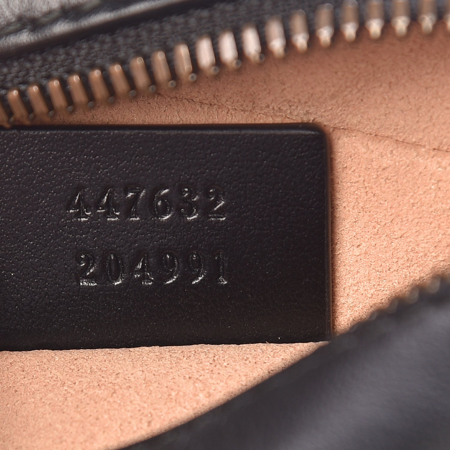 Gucci Calfskin Matelasse Small GG Marmont Chain Shoulder Bag Black 7 of 13
