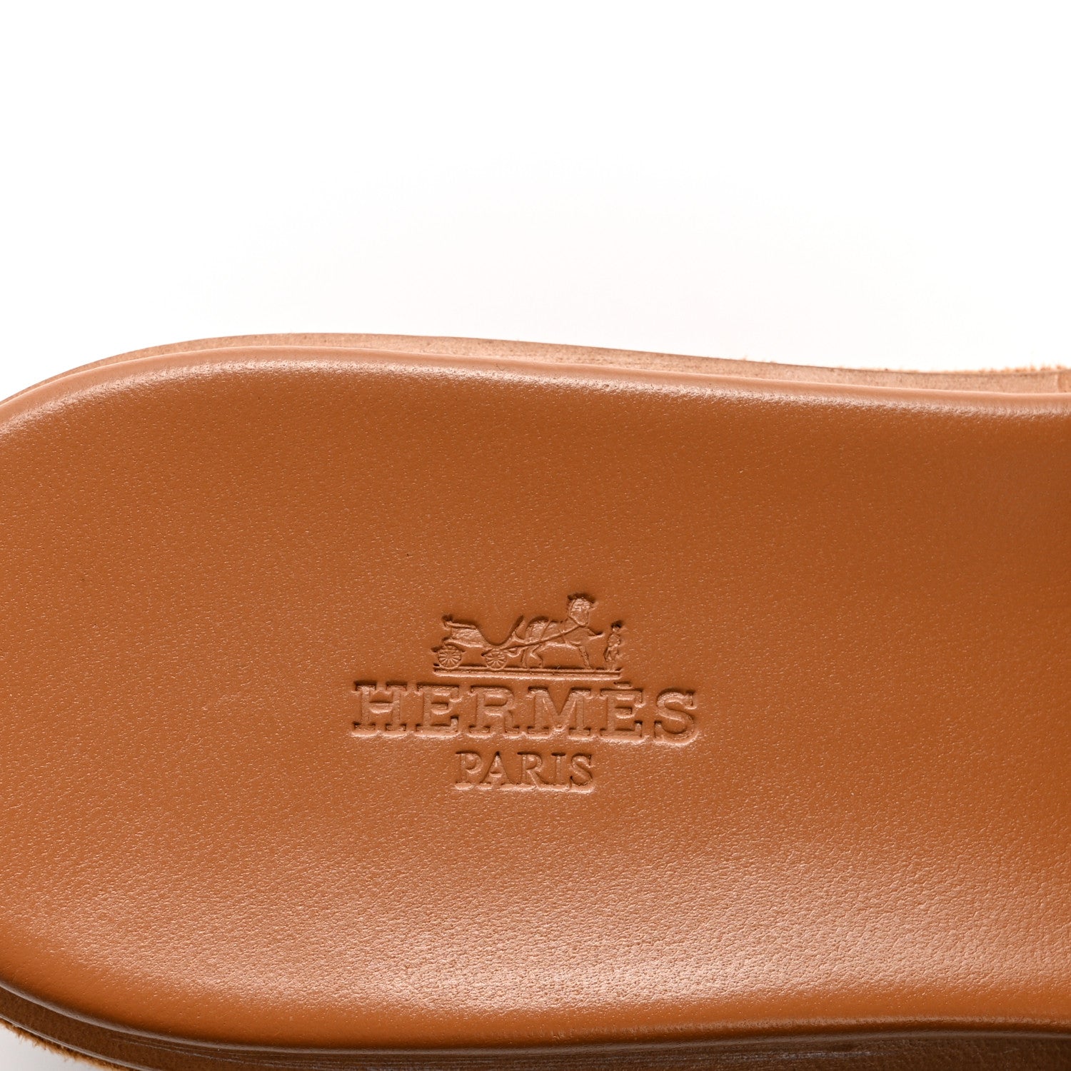 Hermes Calfskin Suede Goatskin Eze 30 Sandals 41 Naturel 6 of 9