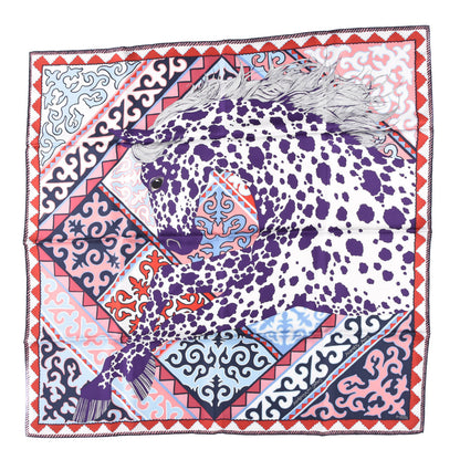 Hermes Silk Carre Appaloosa Des Steppes Scarf 90 1 of 3