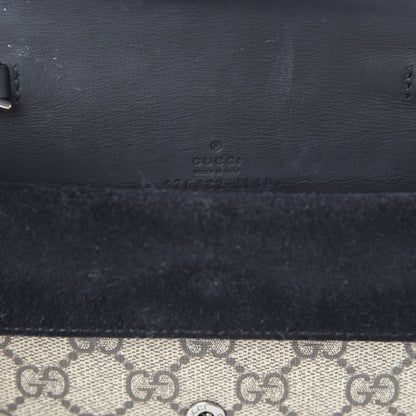 Gucci GG Supreme Monogram Super Mini Dionysus Shoulder Bag Black 7 of 10