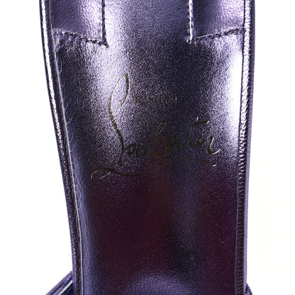 Christian Louboutin Metallic Nappa Me Dolly 100 Sandals 39 Liliac Smoke 7 of 7