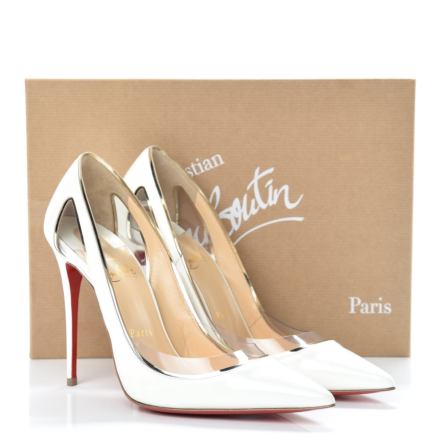 Patent Vinyl Cosmo 554 100 Pumps 38.5 Snow