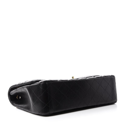 Chanel Lambskin Quilted Maxi Single Flap Black 4 of 14