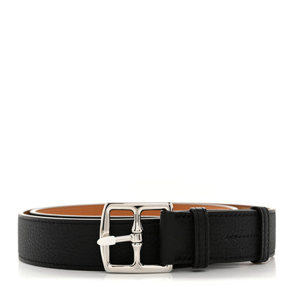 Hermes Togo Etriviere 32mm Belt 85 34 Black 1 of 7