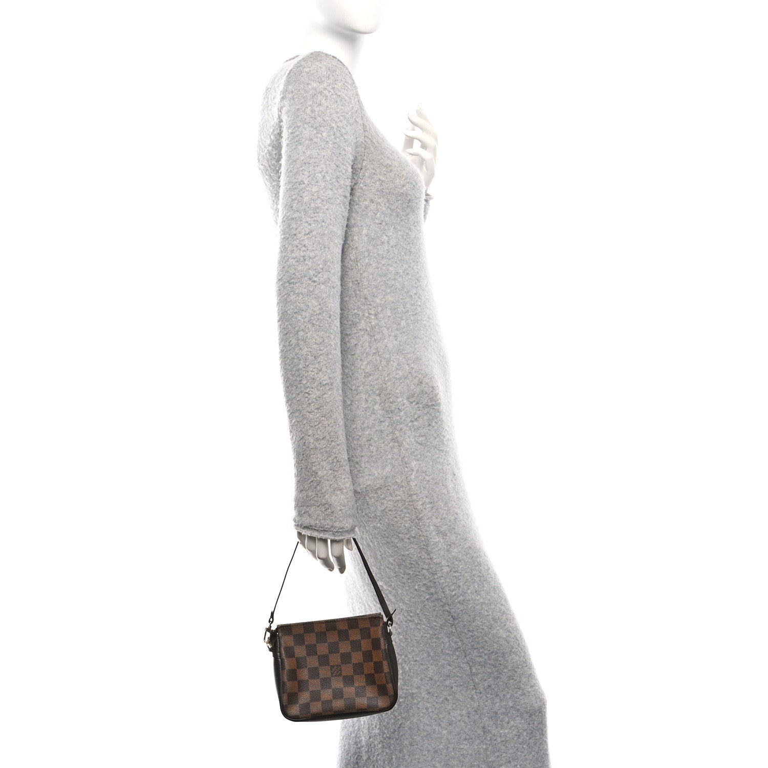 Louis Vuitton Damier Ebene Trousse Make Up Bag Pochette 2 of 9