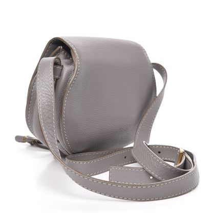 Chloe Calfskin Mini Marcie Round Crossbody Bag Cashmere Grey 3 of 11