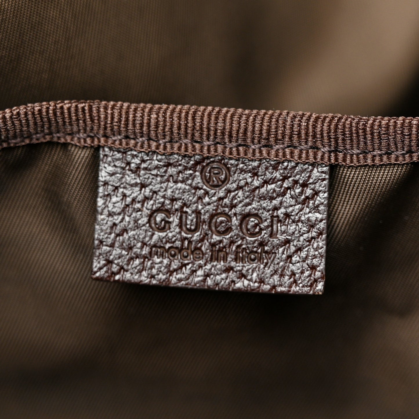 Monogram Natural Pigskin Large Diaper Bag Beige Ebony Cocoa Dark Chocolate