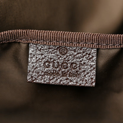 Gucci Monogram Natural Pigskin Large Diaper Bag Beige Ebony Cocoa Dark Chocolate 6 of 15