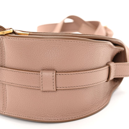 Chloe Grained Calfskin Small Marcie Saddle Bag Wood Rose 8 of 9