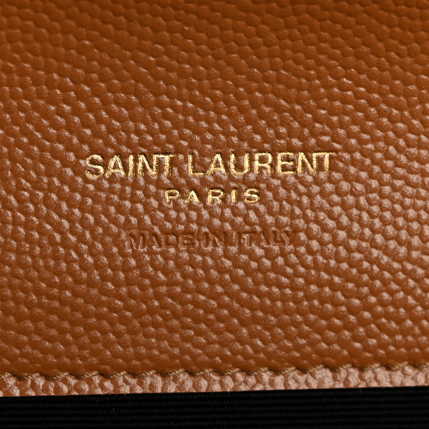 Grain De Poudre Matelasse Chevron Monogram Envelope Clutch Natural Dark