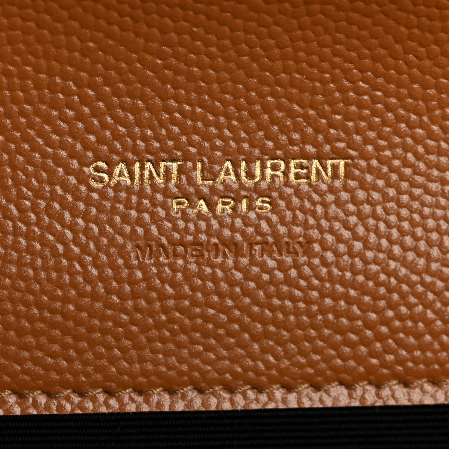 Saint Laurent Grain De Poudre Matelasse Chevron Monogram Envelope Clutch Natural Dark 6 of 12