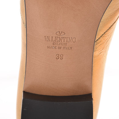 Valentino Garavani Metallic Nappa Panther Loafers 39 Deep Gold 6 of 10