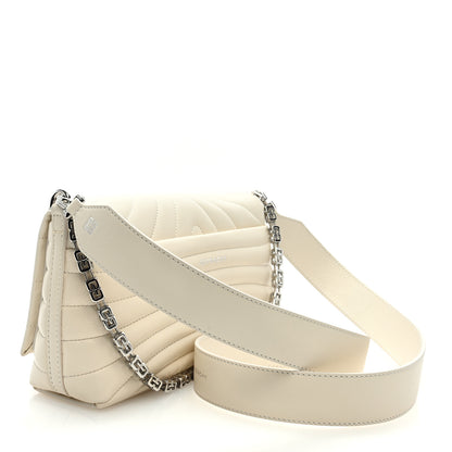 Givenchy Calfskin Quilted Small 4G Shoulder Bag Ivory 3 of 8