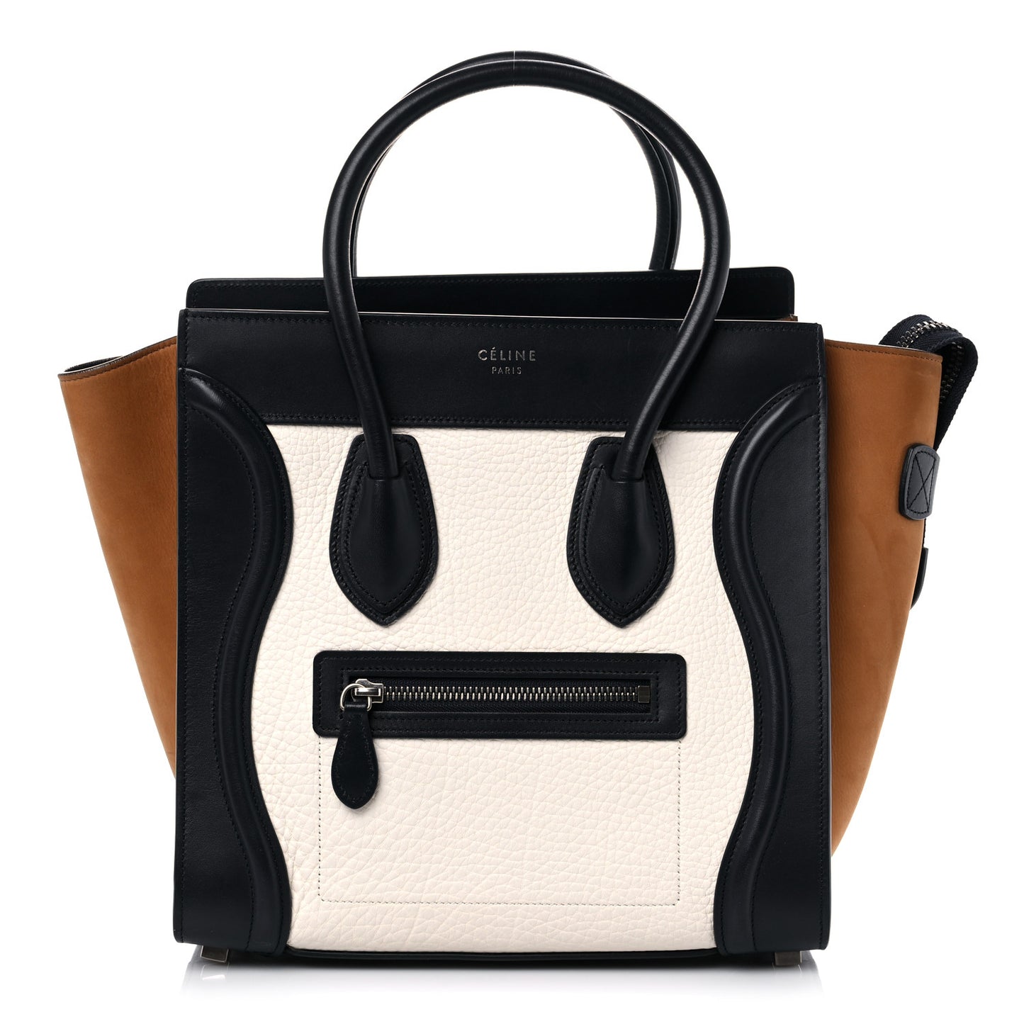 Bullhide Nubuck Micro Tri-Color Luggage White