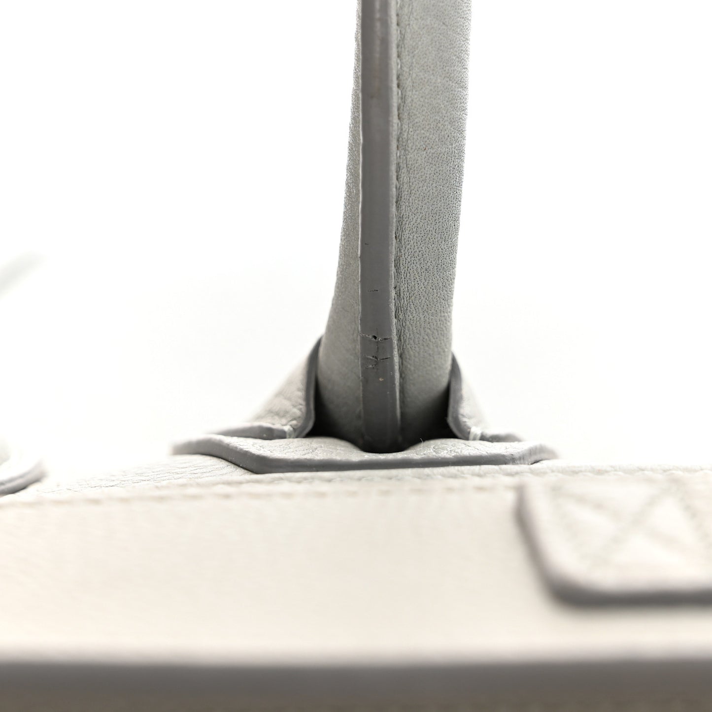 Drummed Calfskin Micro Luggage Sky
