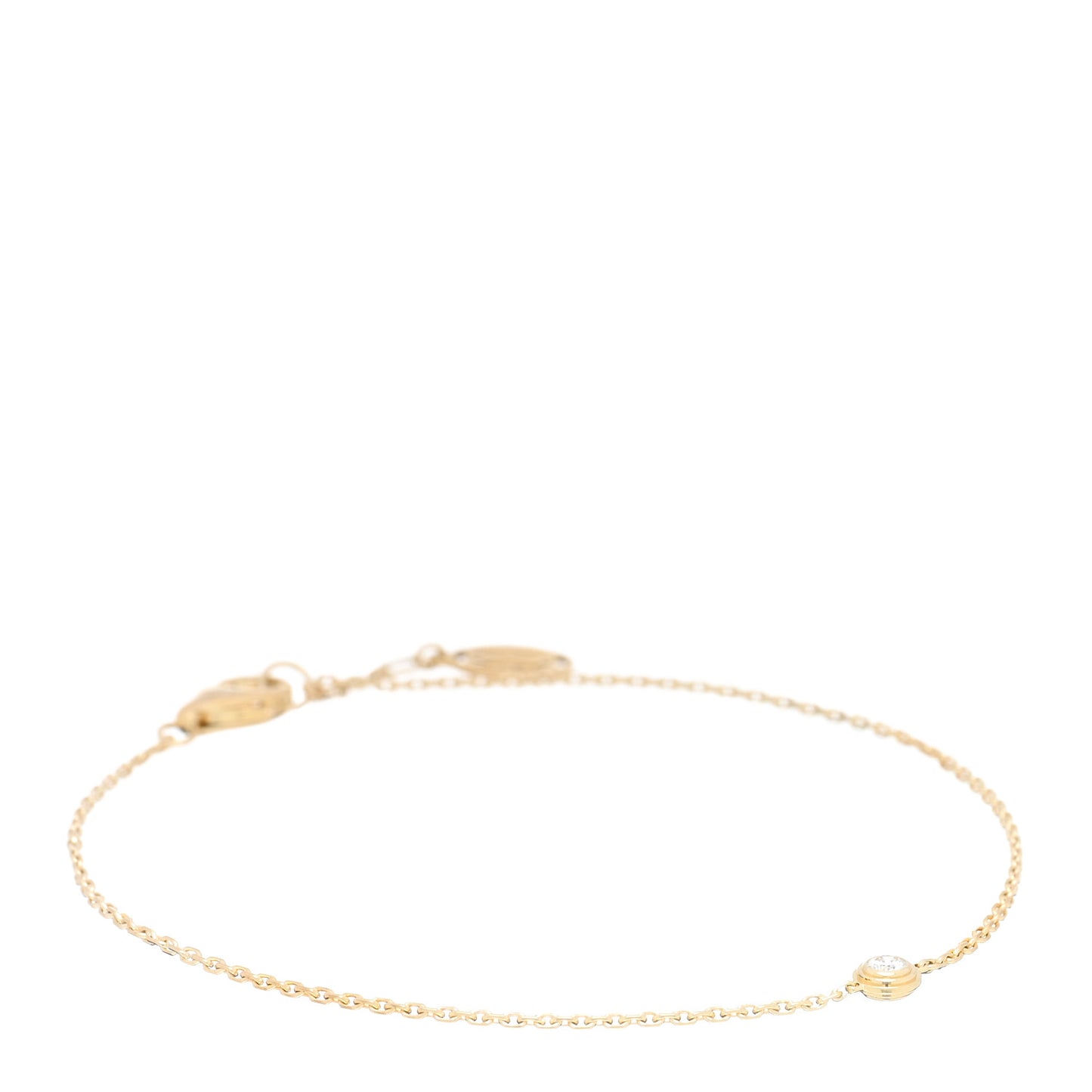 18K Yellow Gold Diamond XS D'Amour Bracelet