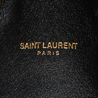 Saint Laurent Calfskin Large Emmanuelle Bucket Bag Black 6 of 8