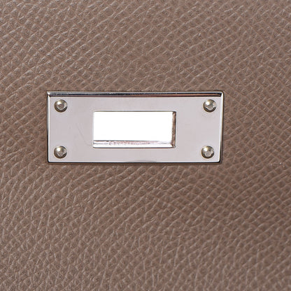 Hermes Epsom Kelly Sellier 35 Etoupe 17 of 34
