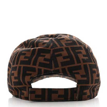 Fendi Canvas FF Reloaded Baseball Hat Tobacco Bleu 4 of 7